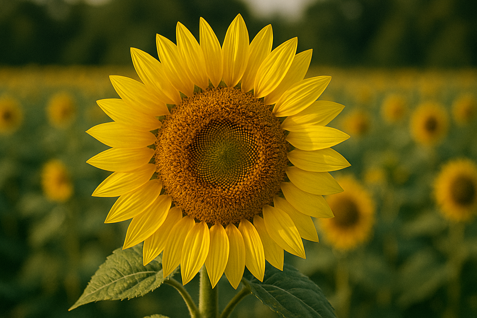 Slunečnicový med - ilustrační obrázek