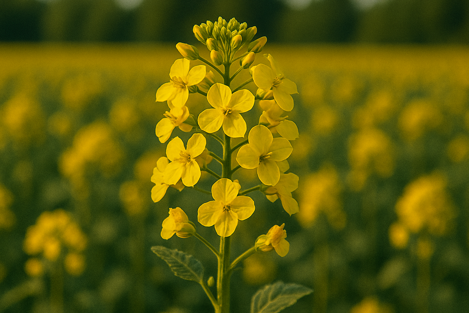 Řepkový med – ilustrační obrázek